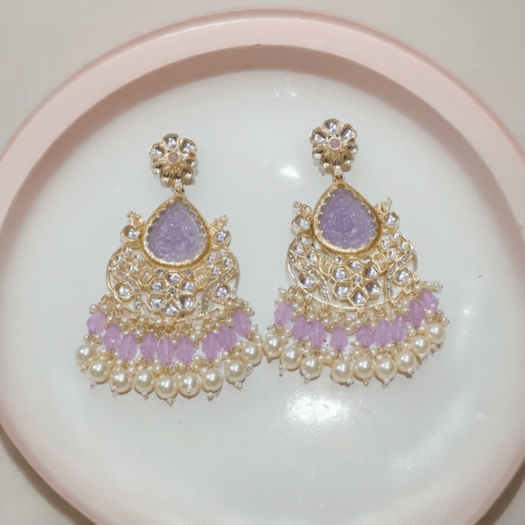 Kundan Earrings, ethnic jewellery