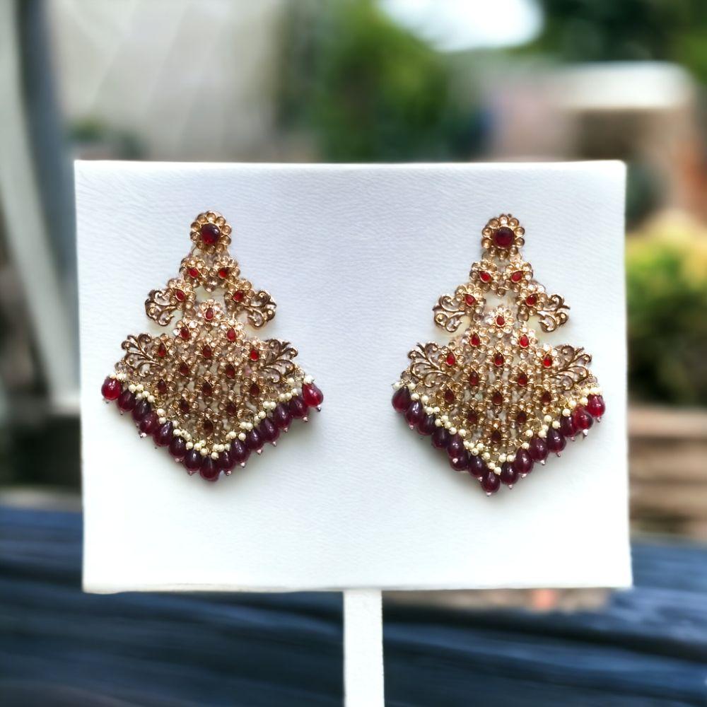 Kundan Earrings, ethnic jewellery, ethnic earrings