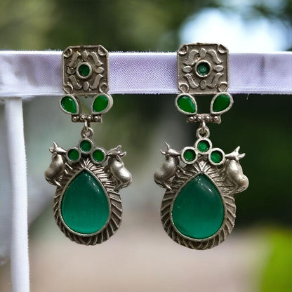 oxidised earrings