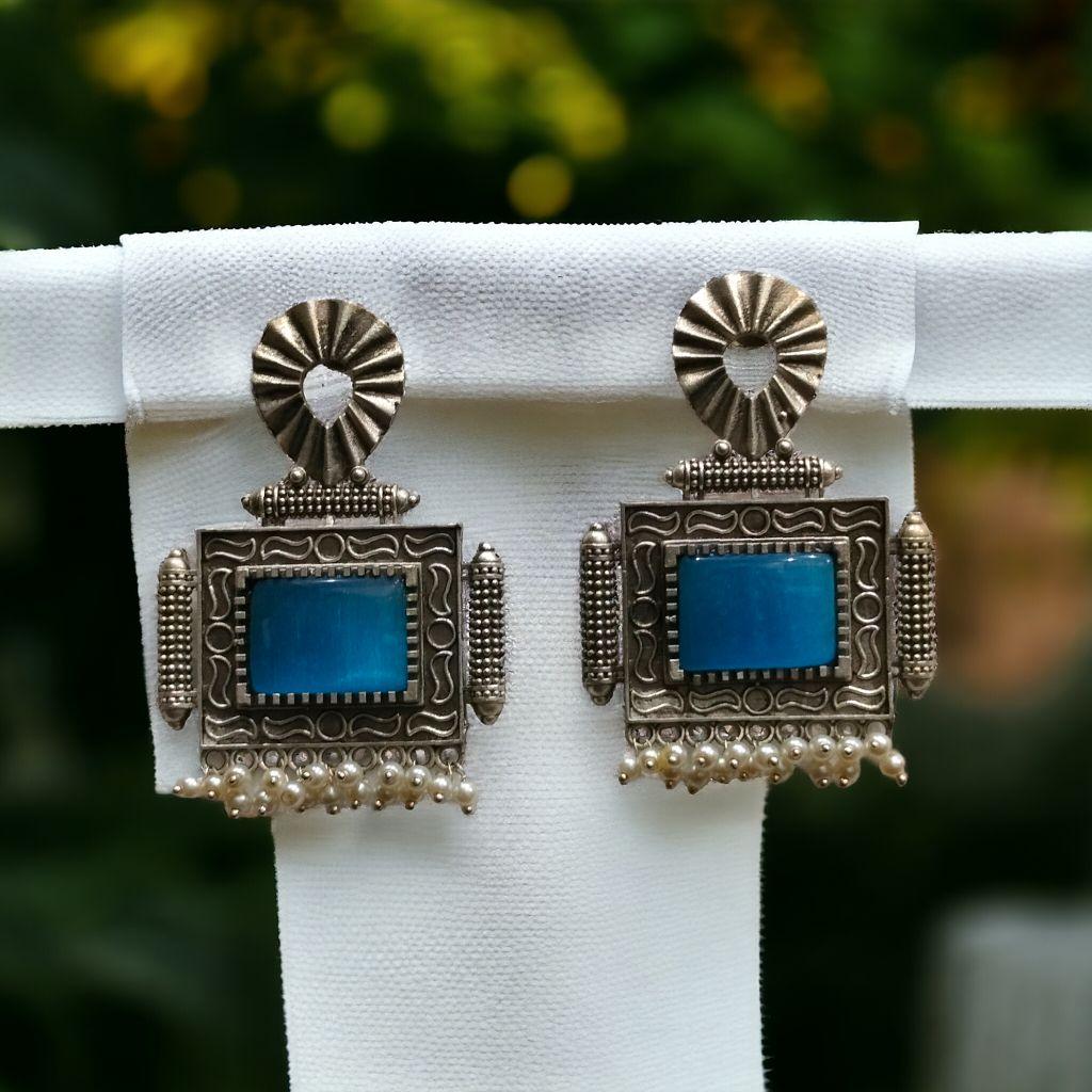 oxidised earrings