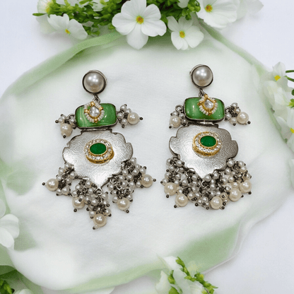 oxidised jhumka