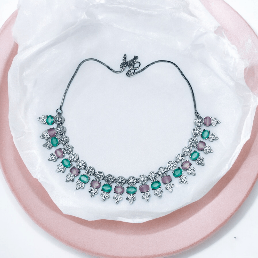 american diamond necklace