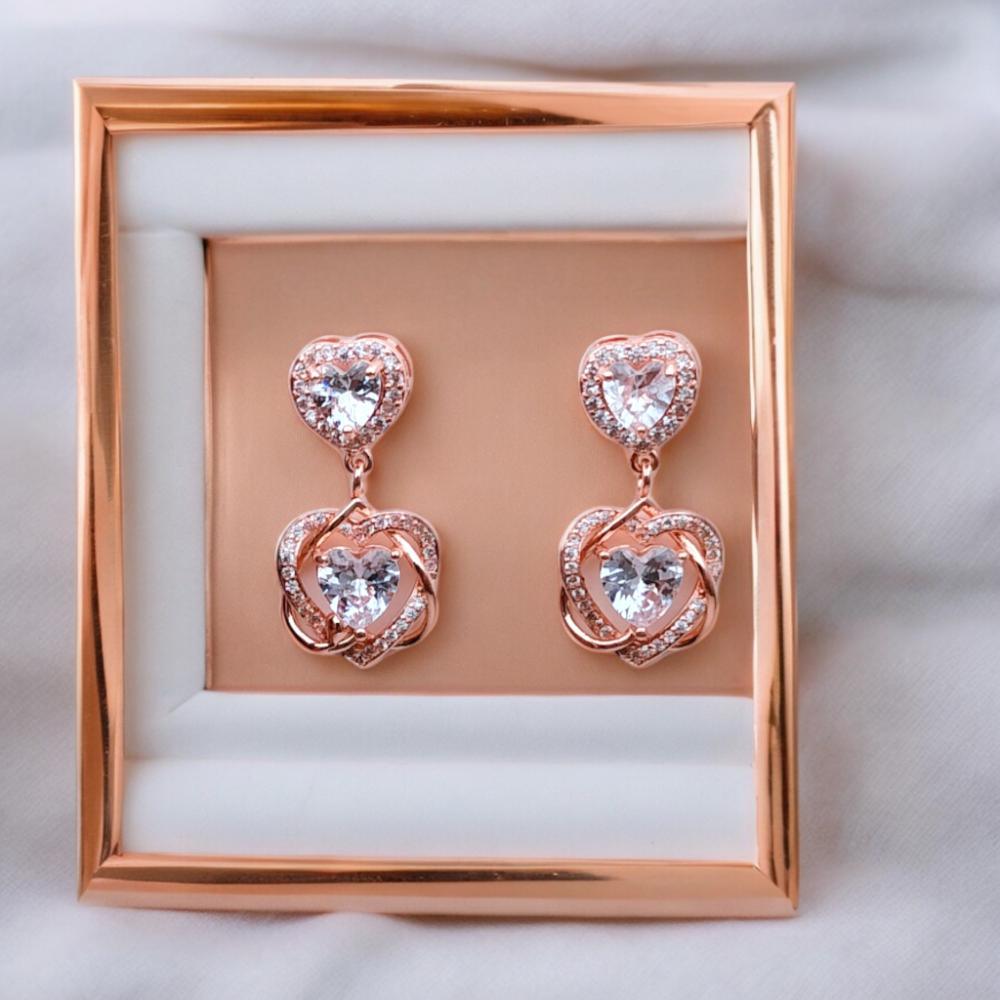 american diamond earrings