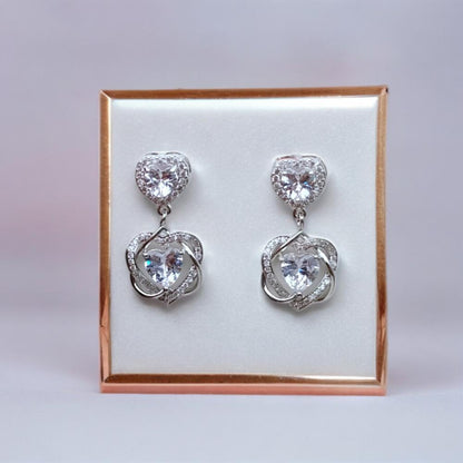 american diamond earrings