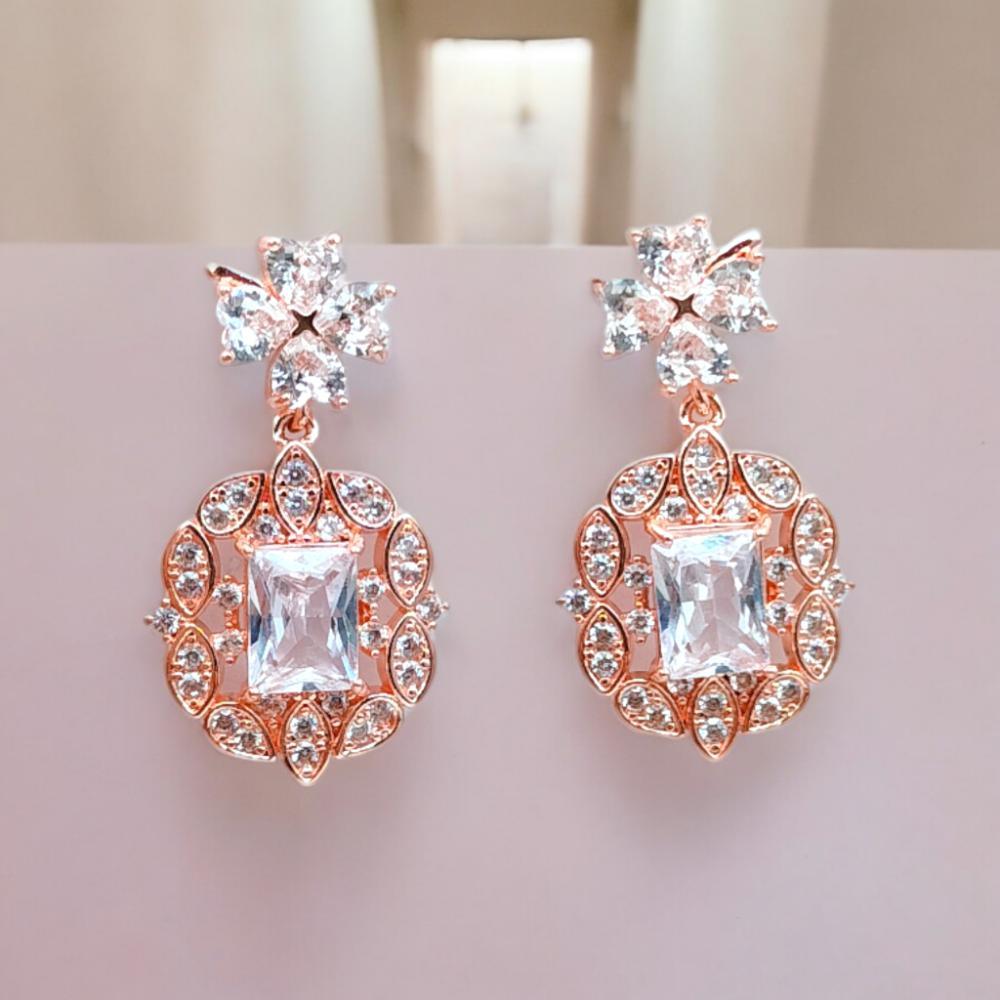 american diamond earrings