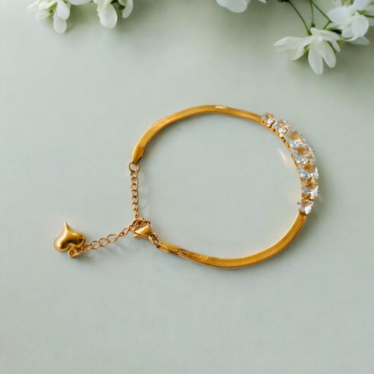 ladies gold bracelets, tennis bracelet