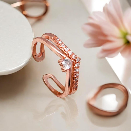 rose gold rings