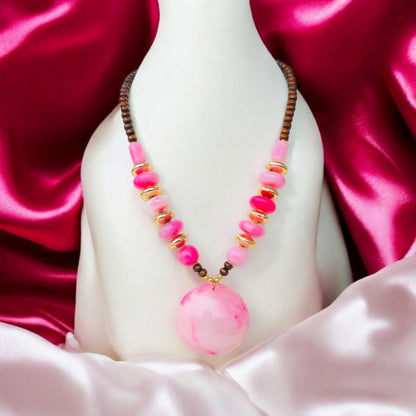 Multicolor Chemical Beads Necklace